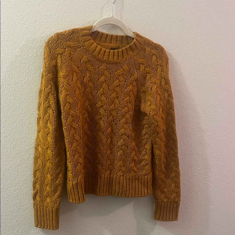 Lucky Brand Golden Cable Knit Sweater